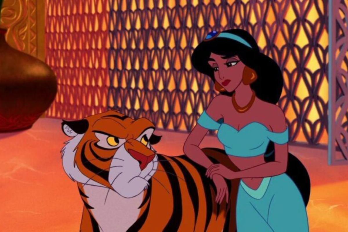 Qual é o nome do tigre da Jasmine?