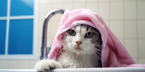 O que substitui o shampoo de gato?