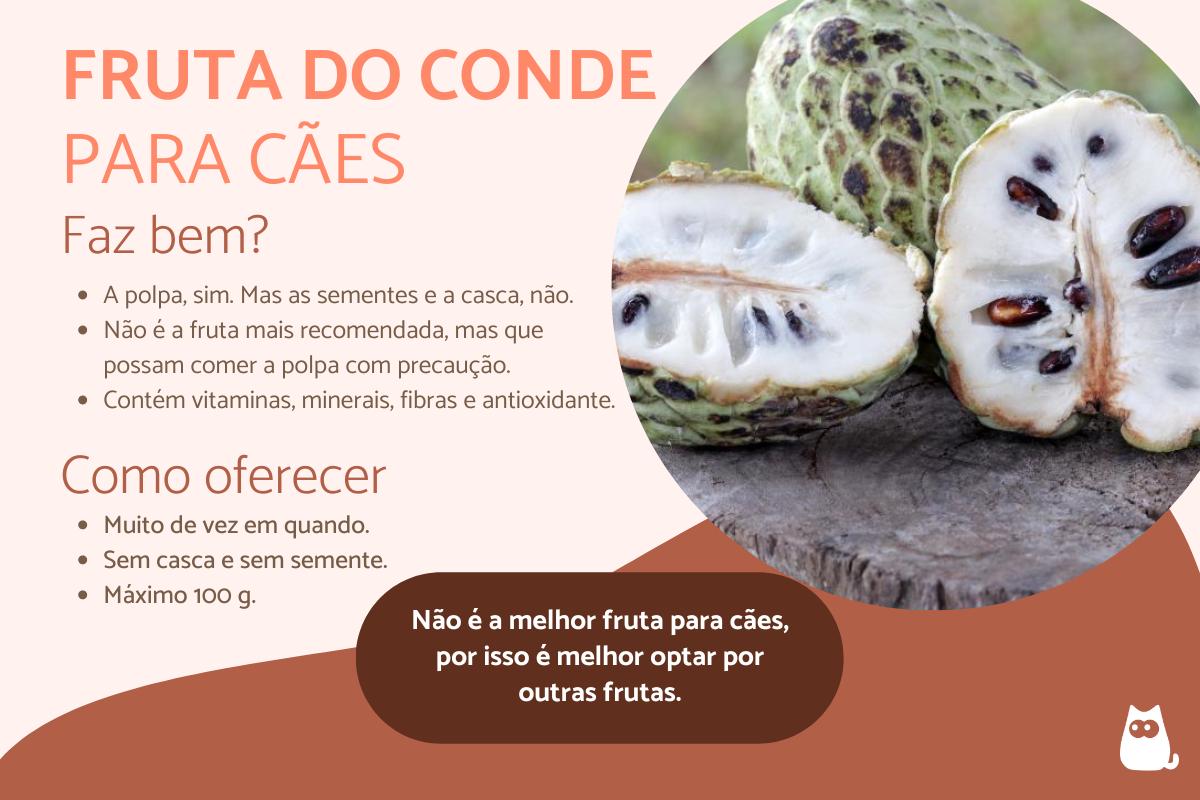 Cachorro pode comer fruta do conde?