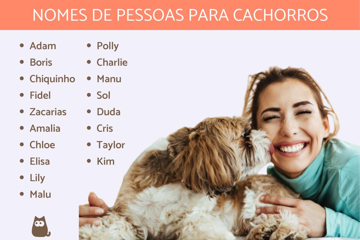 Nomes de pessoas para cachorros