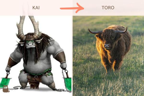 Quais são os animais de Kung Fu Panda? - Kai: touro