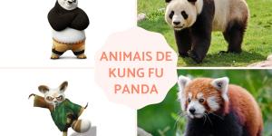 Quais são os animais de Kung Fu Panda?