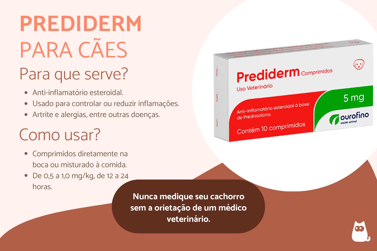 Prediderm para cachorro - Para que serve, como usar e efeitos colaterais
