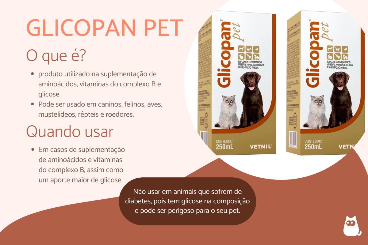 Glicopan Pet - Para que serve, como usar e efeitos colaterais
