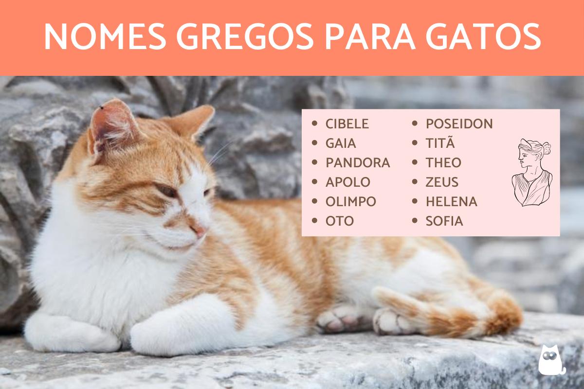 Nomes da mitologia grega para gatos e gatas